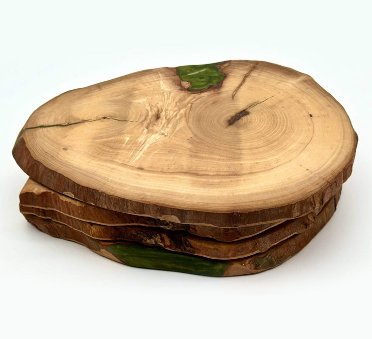Live Edge Cookies/ Center Pieces, 3 Sizes by Mindful Creations Woodworking