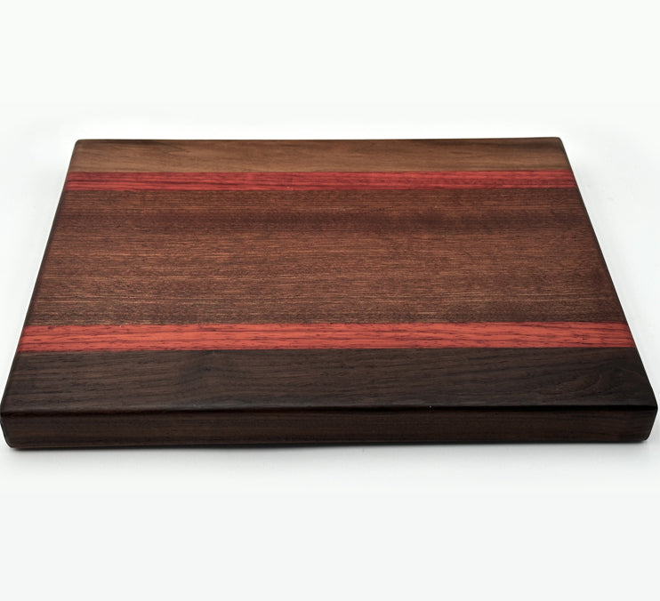 Walnut, Paduk, Maple, Pecan, Zebra wood Cutting Boards, Various sizes by Mindful Creations Woodworking