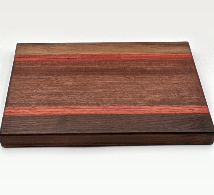 Walnut, Paduk, Maple, Pecan, Zebra wood Cutting Boards, Various sizes by Mindful Creations Woodworking