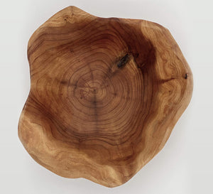 Cedar Live Edge Hand-carved Bowls, Various Sizes by Mindful Creations Woodworking