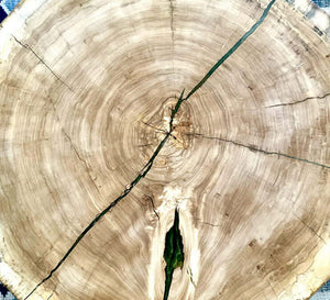 Live Edge Cottonwood Coffee Table — Handmade, 36×36 in. | Rubio Monocoat Finish by Mindful Creations Woodworking