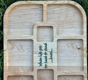handcrafted from natural hardwood in Texas by Mindful Creations Woodworking