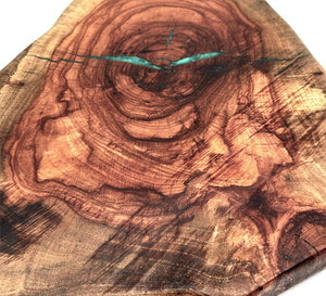 Lazy Susan, Live Edge, Organic Food Safe Finish by Mindful Creations Woodworking