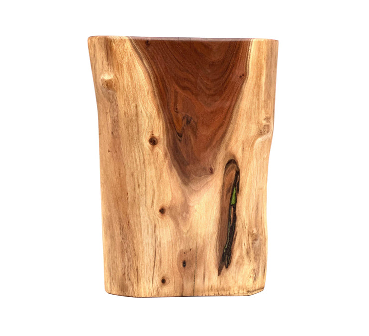 Live Edge Walnut Charcuterie Board 17.25x11.25x1.25 Inches showcasing natural wood grain and unique shapes.