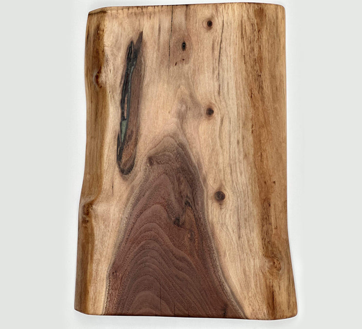 Live Edge Walnut Charcuterie Board 17.25x11.25x1.25 Inches by Mindful Creations Woodworking