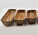 Teak Wood Bowls, Various Sizes by Mindful Creations Woodworking