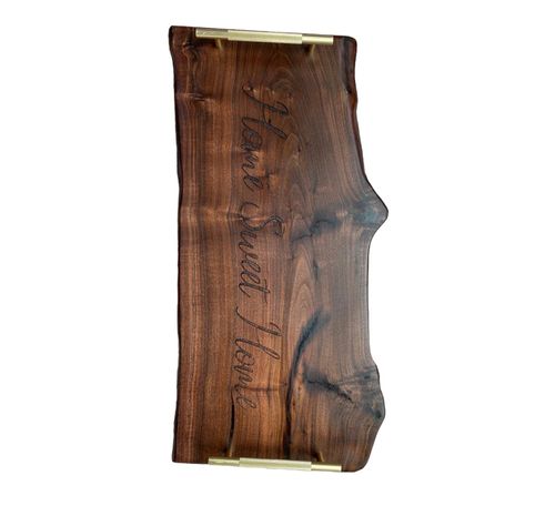 Walnut Serving Board 18x12x1 Inch by Mindful Creations Woodworking