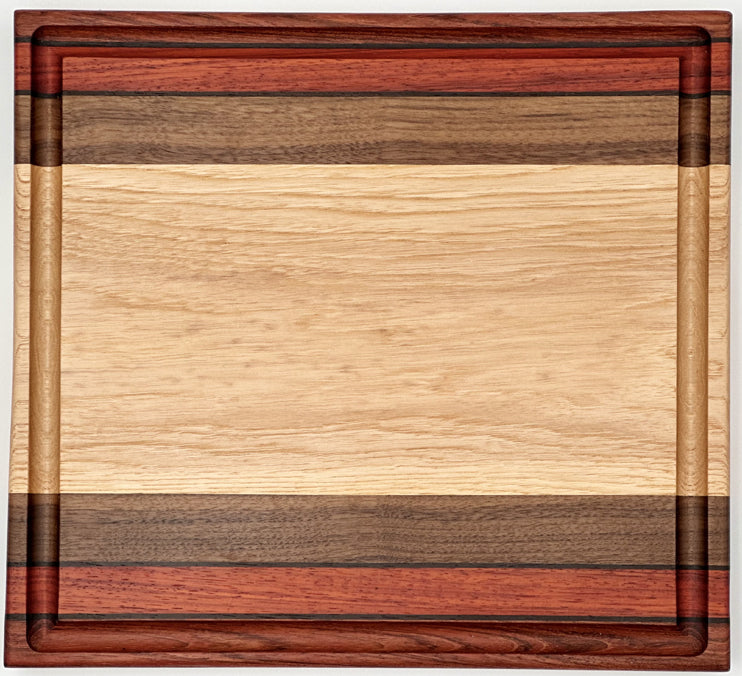 Walnut, Paduk, Maple, Pecan, Zebra wood Cutting Boards, Various sizes by Mindful Creations Woodworking